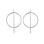 Fashion Statement Large Circle Geometric Earrings