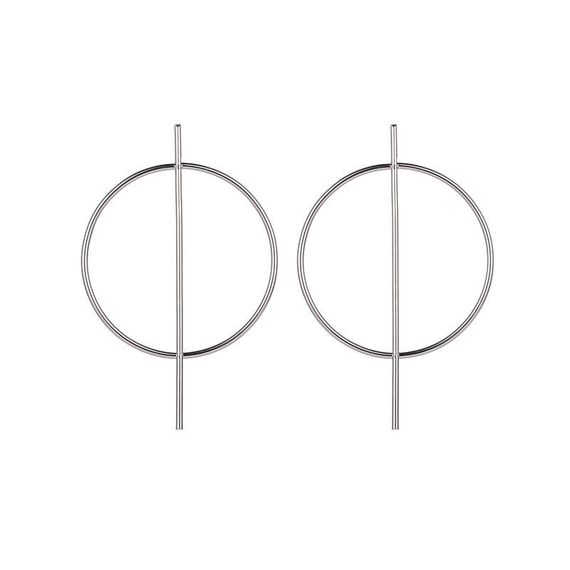 Fashion Exaggerated Big Circle Geometric Earrings