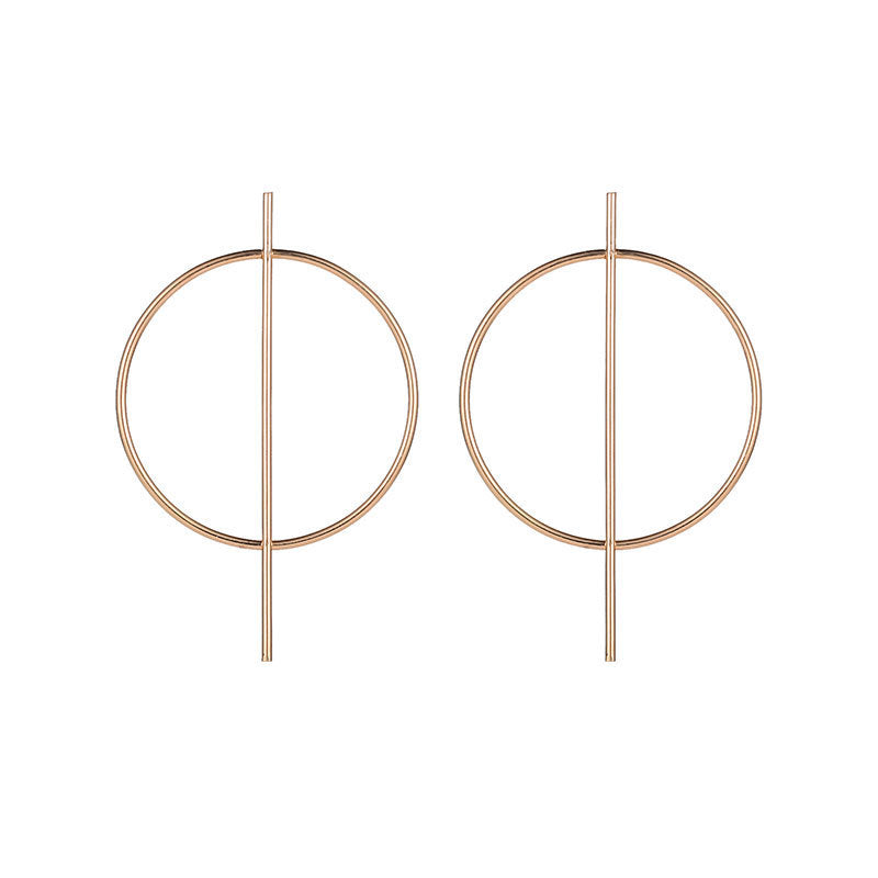 Fashion Exaggerated Big Circle Geometric Earrings