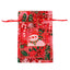 Fashion Christmas Tree Santa Claus Snowman Organza Drawstring Gift Bags