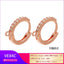 Wholesale Color Micro-inlaid Zircon Copper Ear Clip with DIY Earring Components