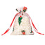 Fashion Christmas Tree Santa Claus Snowman Organza Drawstring Gift Bags