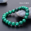 Fashion Swirl Pattern Malachite Natural Stone Beaded Bracelet