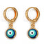 Retro Devil'S Eye Resin Metal Women'S Drop Earrings 1 Pair