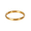 Fashion Minimalist Stainless Steel Couple Rings - 18k Gold Rose Rainbow Band