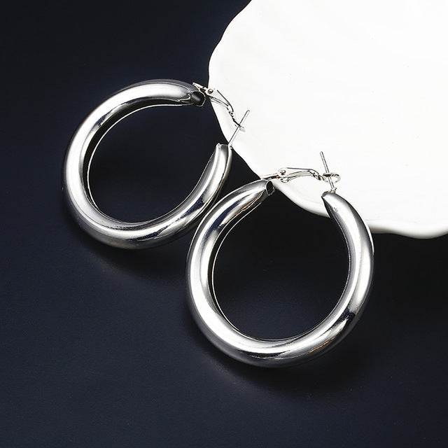 Fashion Alloy Hoop Earrings Alloy Alloyen NHPF147210