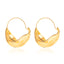 New Fashion Irregular Metal Flower Basket Statement Earrings for Women