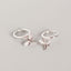 YHE0136 S925 Sterling Silver Dragonfly Earclip and Stud Earrings