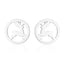 Fashion Christmas Tree Stainless Steel Ear Studs 1 Pair