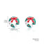 Fashion Christmas Tree Santa Claus Snowflake Alloy Inlay Rhinestones Women'S Ear Studs