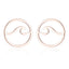 Simple Style Christmas Tree Heart Shape Elk Stainless Steel Plating Hollow Out Ear Studs 1 Pair