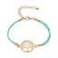 Simple Alloy Life Tree Braided Bracelet NHHN154668