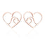Simple Style Christmas Tree Heart Shape Elk Stainless Steel Plating Hollow Out Ear Studs 1 Pair