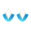 Fashion Exaggerated Geometric Tassel Earrings NHDP149052