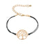 Simple Alloy Life Tree Braided Bracelet NHHN154668