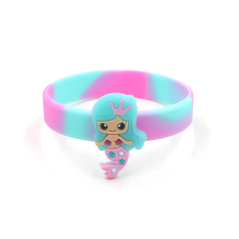 Mermaid Sports Silicone Bracelet - Colorful Wristband