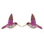 Colored Diamond Bird Stud Earrings NHJJ155449