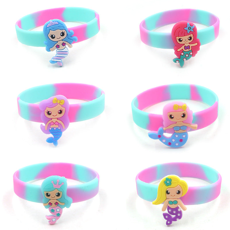 Mermaid Sports Silicone Bracelet - Colorful Wristband