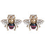 New Bee Pearl Stud Earrings NHJJ155432