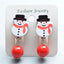 Fashion Christmas Reindeer Tassel Clip-On Earrings for Kids