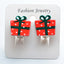 Fashion Christmas Reindeer Tassel Clip-On Earrings for Kids