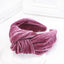 Solid Color Velvet Knot Hairband