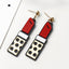 Hot Creative Long Earrings Women Fashion Cartoon Lipstick Earrings Wholesale