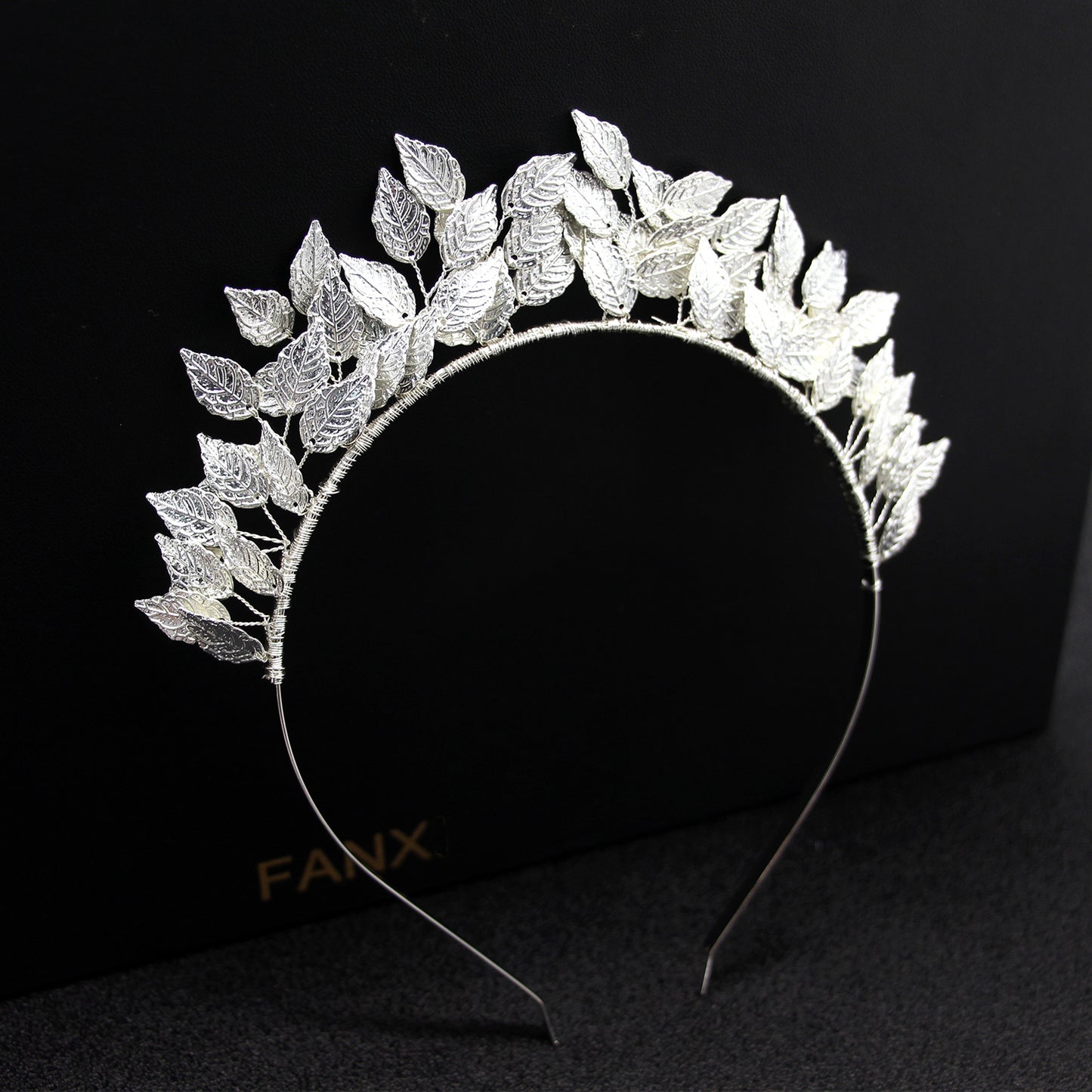 Golden Leaf Alloy Hair Band - Versatile Gold-Plated Headband