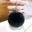 Fashion Faux Rabbit Fur Pom Pom Keychain Accessory 8cm