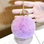 Fashion Faux Rabbit Fur Pom Pom Keychain Accessory 8cm