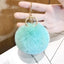 Fashion Faux Rabbit Fur Pom Pom Keychain Accessory 8cm