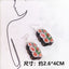 Cartoon Geometric Acrylic Sushi Donut Earrings