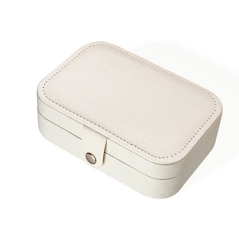 Simple PU Leather Jewelry Storage Box