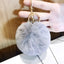 Fashion Faux Rabbit Fur Pom Pom Keychain Accessory 8cm