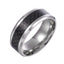 Cross-border Rings Jewelry Wholesale Jewelry Stainless Steel Carbon Fiber Ring