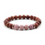 Simple Bohemian Natural Stone Crystal Energy Bracelet for Women