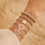 Fashion Shell Tassel & Geometric Map Beaded Bracelet Set