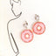 Cartoon Geometric Acrylic Sushi Donut Earrings