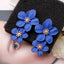 Casual Cute Simple Style Flower Alloy Women'S Ear Studs