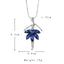 Retro Geometric Crystal Ballerina Pendant Necklace