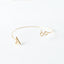 Simple Geometric Triangle Alloy Women's Bangle Bracelet