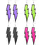 Acetate Rattan Creative Colorful Acrylic Earrings Set - Four Piece Collection