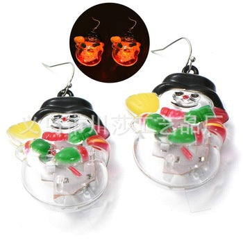 Christmas Simple Style Christmas Tree Plastic Festival Earrings 1 Pair