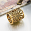 Women's Geometric Alloy Enamel Pearl Scarf Ring Accessory