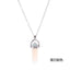 New Fashion Short Bullet Pendant Necklace Crystal Stone Pendant Alloy Necklace