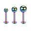 Fashion Stainless Steel Lip Stud with Round Ball Design