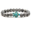 Tortoise Turquoise Volcanic Stone Bracelet Set