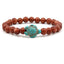 Tortoise Turquoise Volcanic Stone Bracelet Set