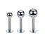Fashion Stainless Steel Lip Stud with Round Ball Design