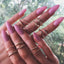 Bohemian Retro Star and Rose Flower Snake Ring Set - 12 Piece Geometric Knuckle Rings for Women